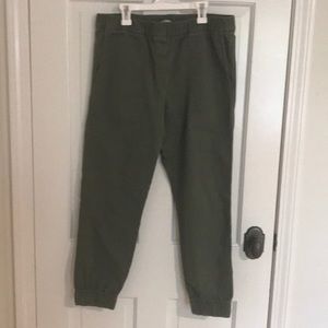 Army-Green Joggers